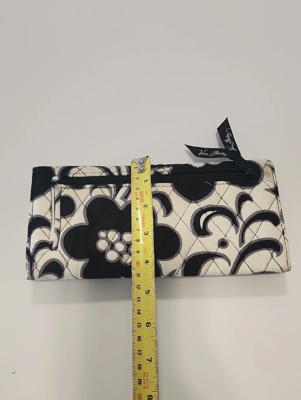 Vera Bradley Black and White Quilted Wallet - Picture 4 of 5